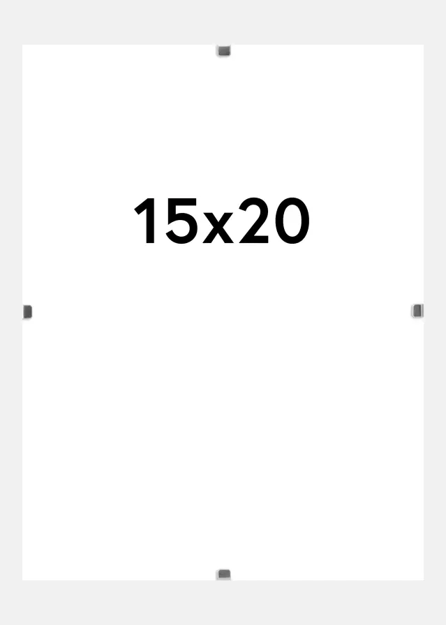 Rama Antyrama Szkło akrylowe 15x20 cm