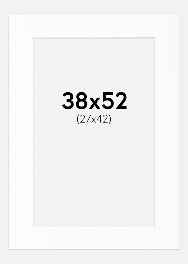 Passe-patrout Biały Standard (Białe Rdzeń) 38x52 cm (27x42)