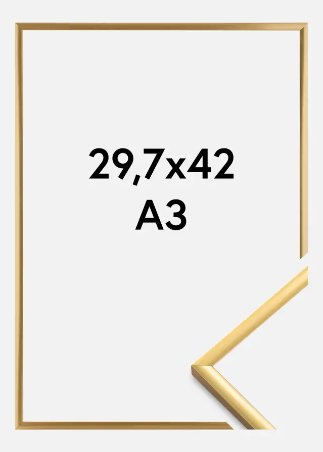 Rama New Lifestyle Szkło akrylowe Shiny Gold 29,7x42 cm (A3)