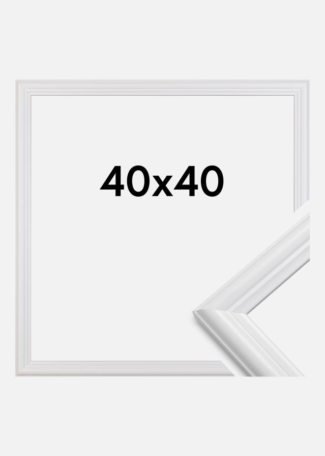 Rama Siljan Szkło akrylowe Biały 40x40 cm