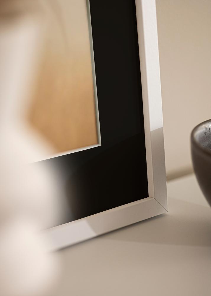 Rama Trendy Biały 45x60 cm - Passe-patrout Czarny 35x50 cm