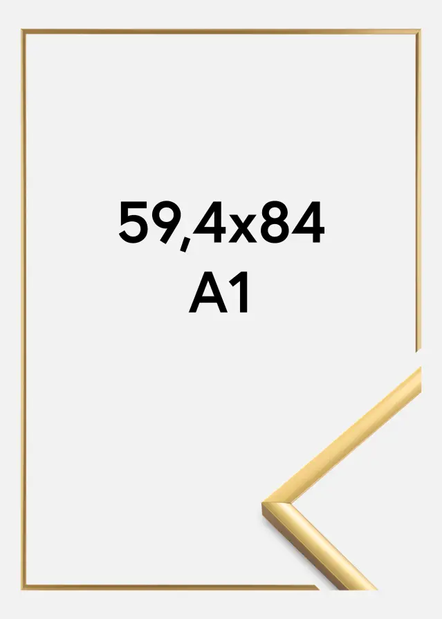 Rama New Lifestyle Szkło akrylowe Shiny Gold 59,4x84,1 cm (A1)