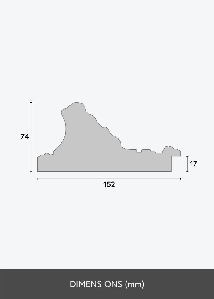 Lustro Birmingham Srebrny - Własne wymiary