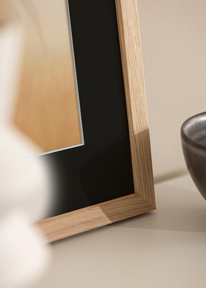 Rama Grimsåker Dąb 60x60 cm - Passe-patrout Czarny 50x50 cm