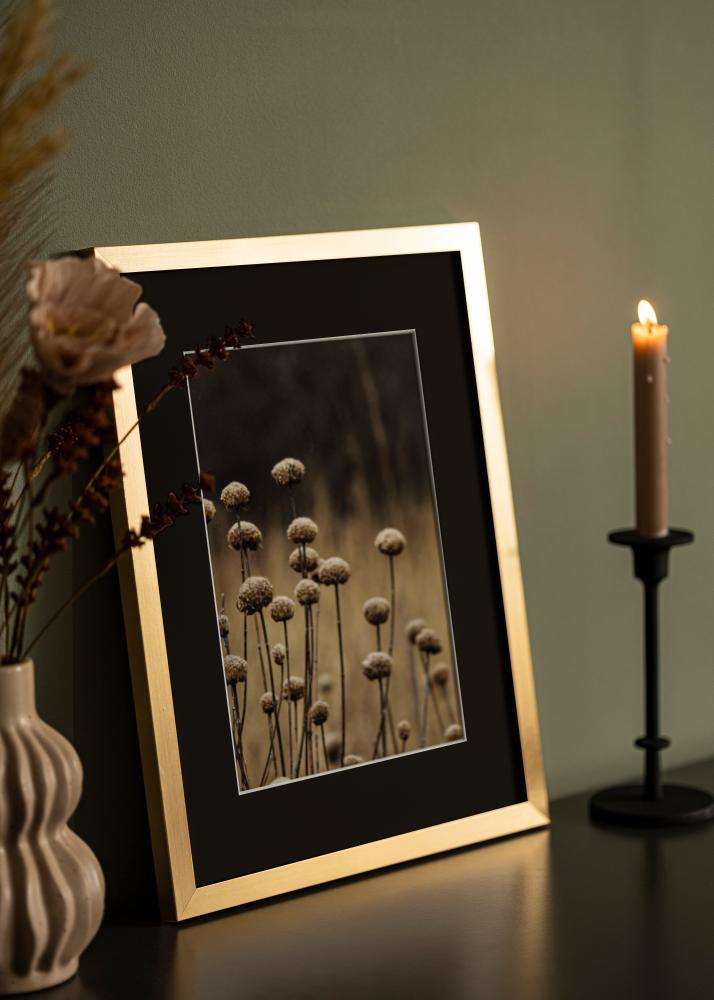 Rama Selection Złoty 13x18 cm - Passe-patrout Czarny 9x12 cm