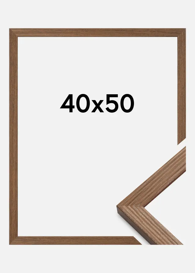 Rama Fiorito Szkło akrylowe Ciemny Dąb 40x50 cm