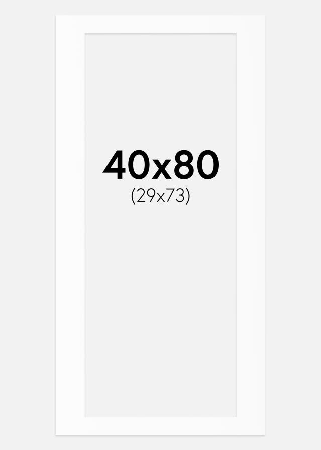 Passe-patrout Canson Biały Biały środek 40x80 cm (29x73)