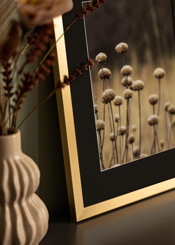 Rama Selection Złoty 13x18 cm - Passe-patrout Czarny 9x12 cm