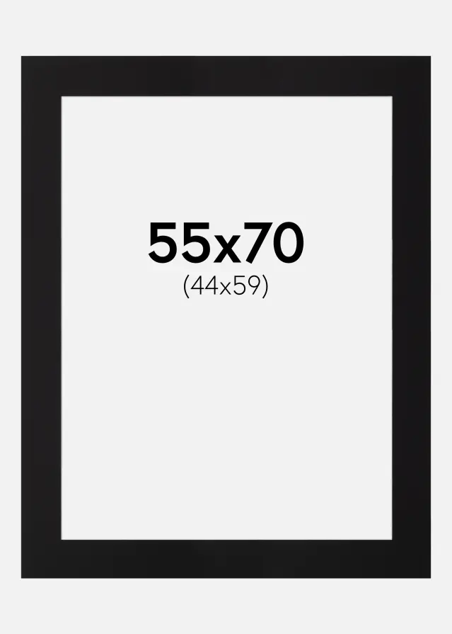 Passe-patrout Canson Czarny Biały środek 55x70 cm (44x59)