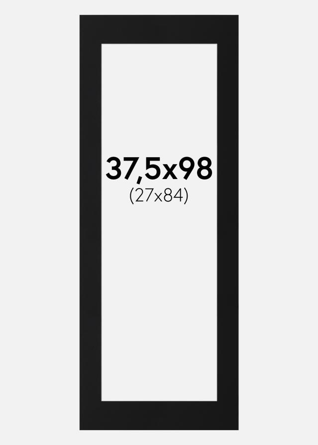 Passe-patrout Czarny Standard (Biały Rdzeń) 37,5x98 cm (27x84)