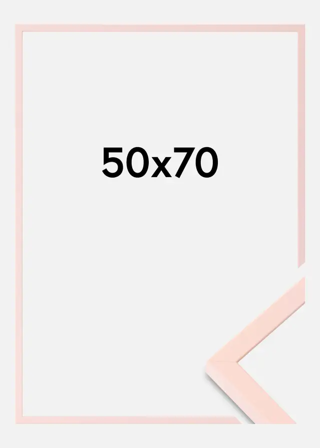 Colorful Szkło akrylowe Różowy 50x70 cm