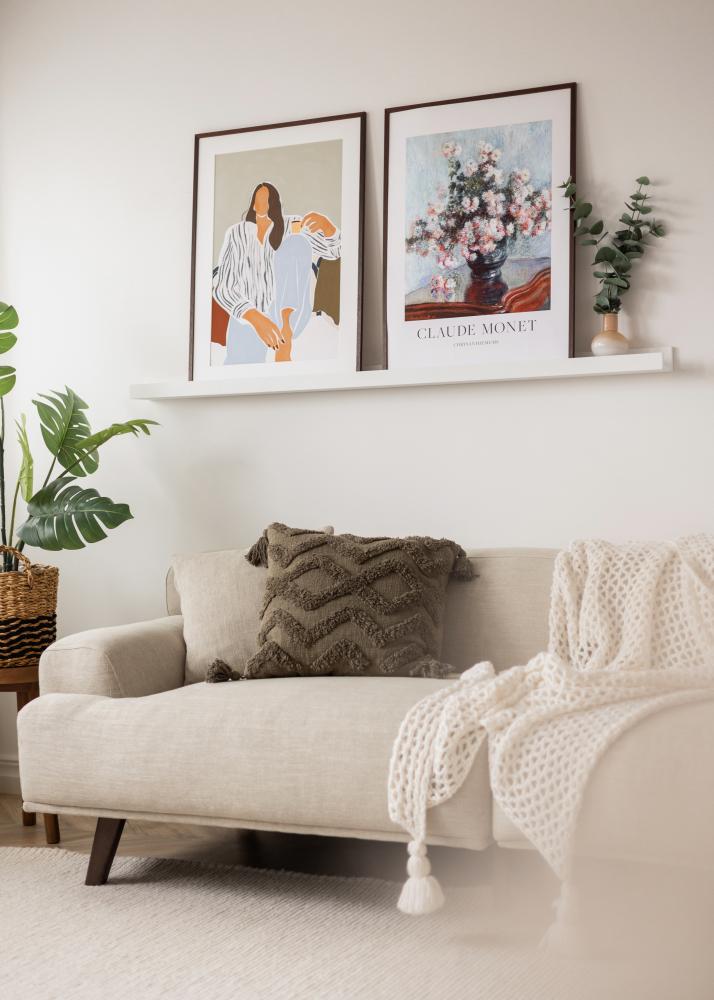 KAILA Półka na obrazy Biały 150 cm