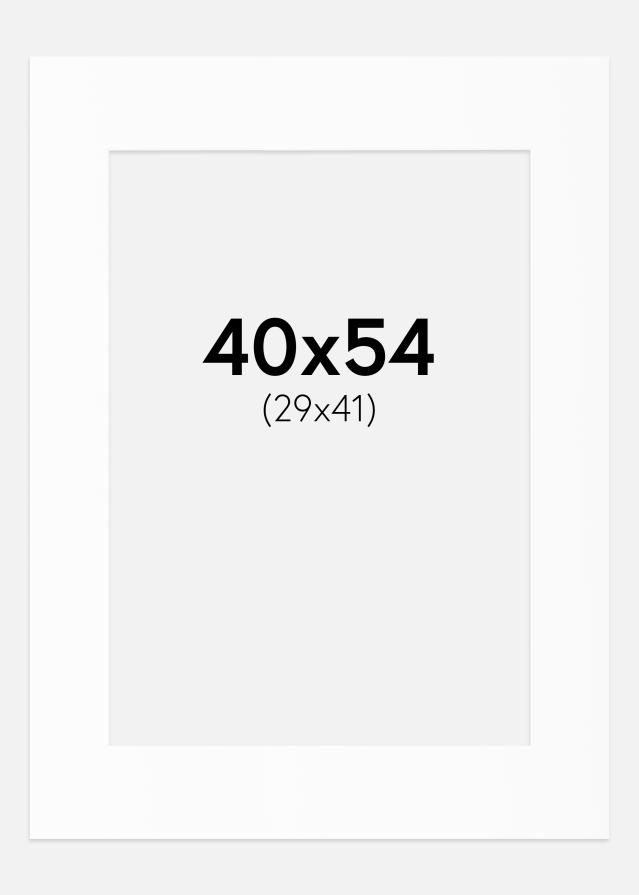 Passe-patrout Biały Standard (Białe Rdzeń) 40x54 cm (29x41)