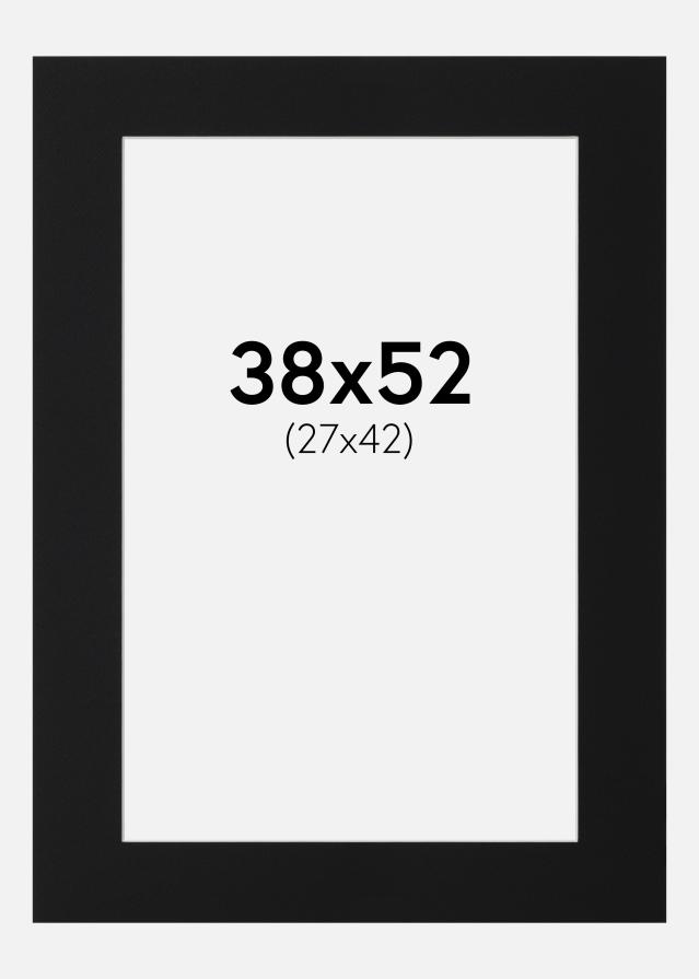 Passe-patrout Czarny Standard (Biały Rdzeń) 38x52 cm (27x42)