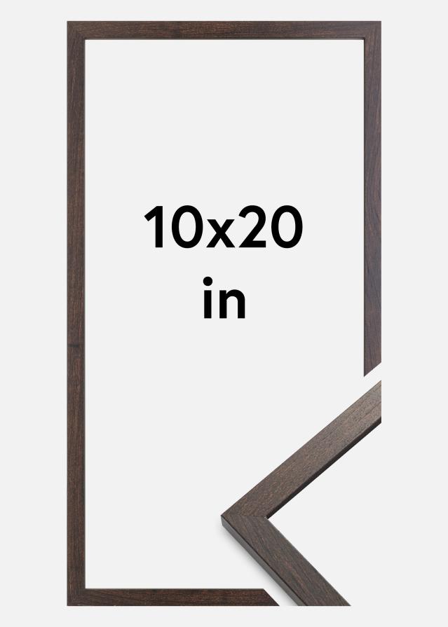 Rama Trendy Szkło akrylowe Orzech 10x20 inches (25,4x50,8 cm)