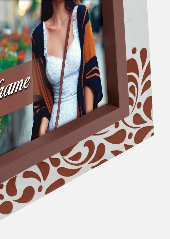 Rama Faenza Szary 13x18 cm