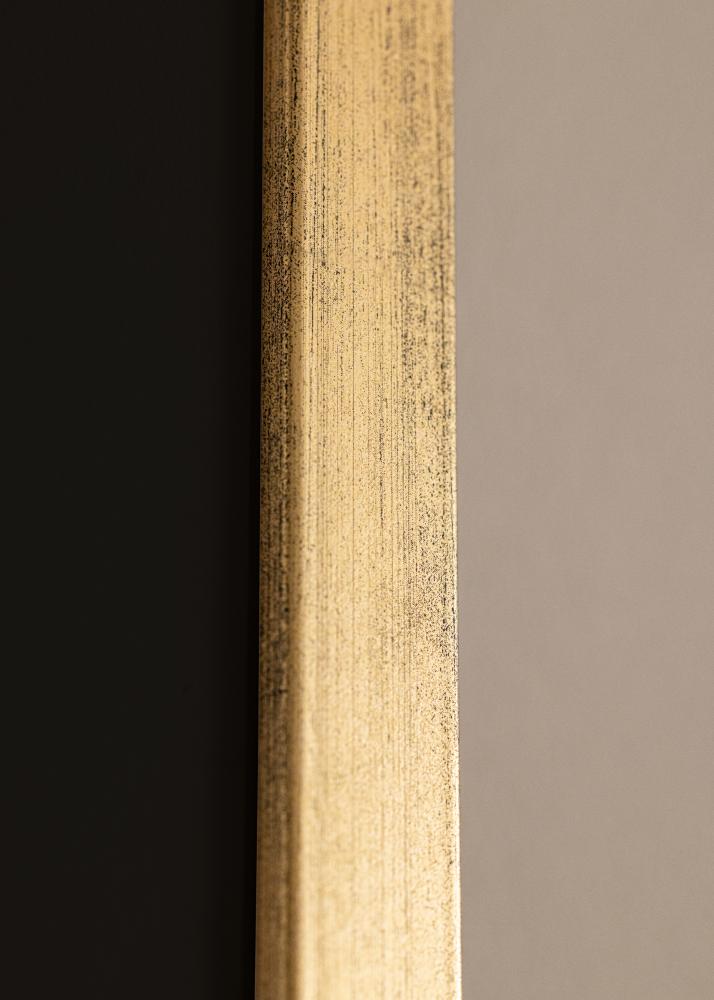 Rama Stylowy Złoty 20x30 cm - Passe-patrout Czarny 15x21 cm (A5)