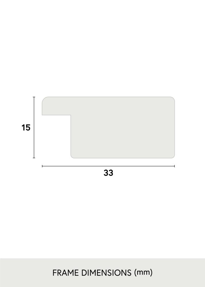 Rama Sandra Brązowy 30x40 cm