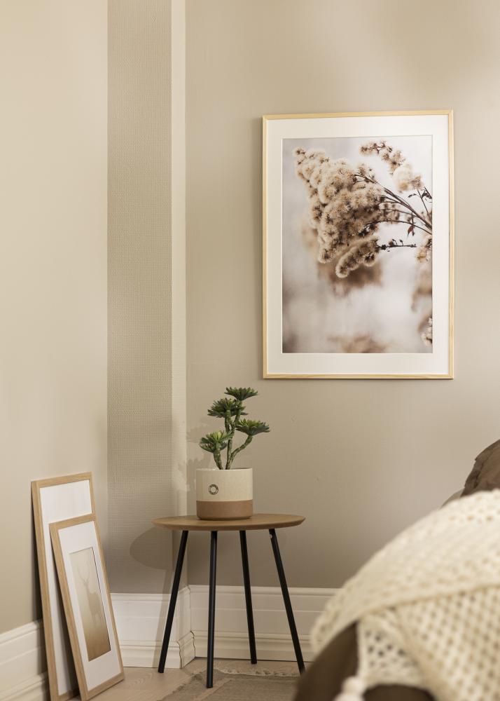 Rama Galant Sosna 30x30 cm - Passe-patrout Biały 20x20 cm