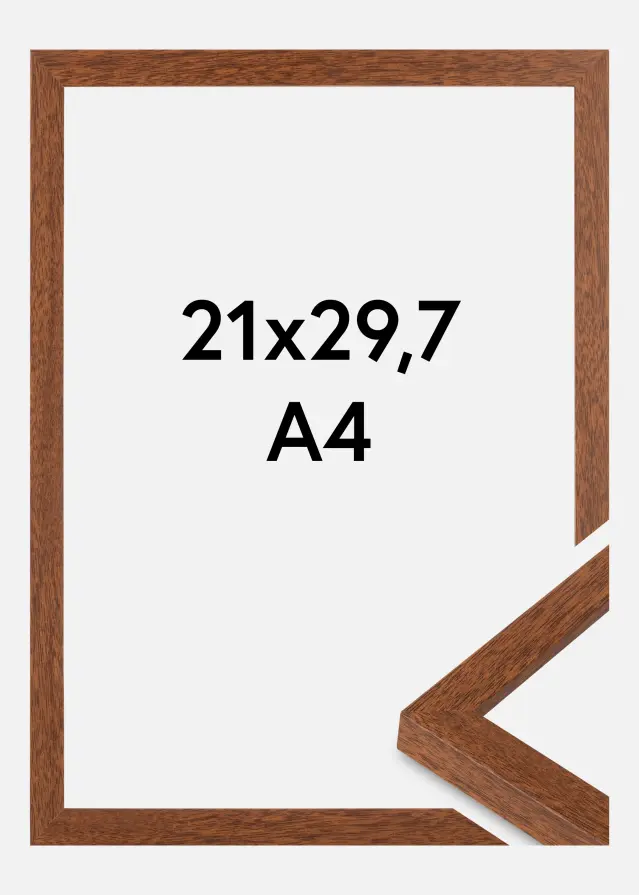 Rama Modern Szkło akrylowe Warm Brown 21x29,7 cm (A4)