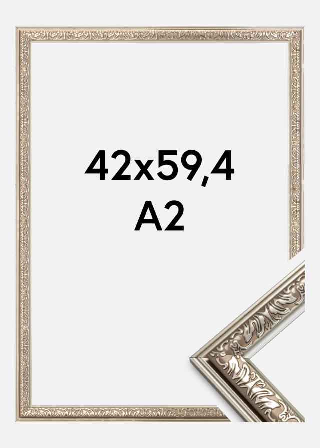 Rama Nostalgia Srebrny 42x59,4 cm (A2)