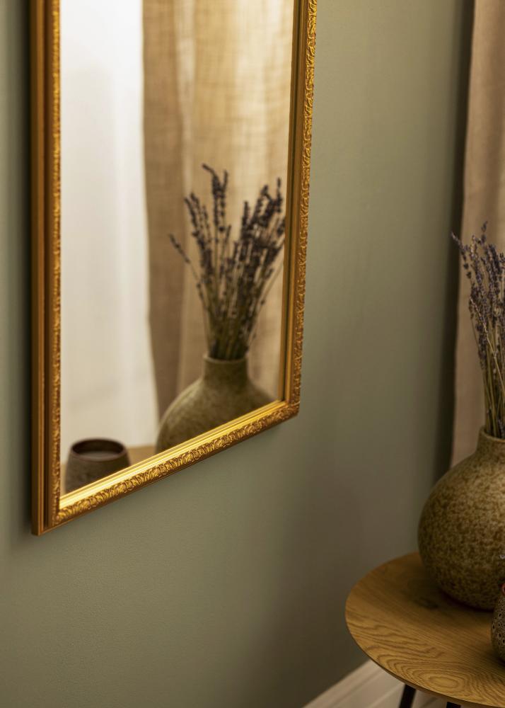 Lustro Nostalgia Złoty 40x120 cm