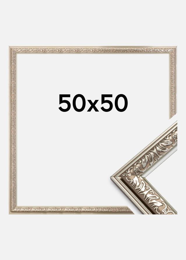 Rama Nostalgia Srebrny 50x50 cm