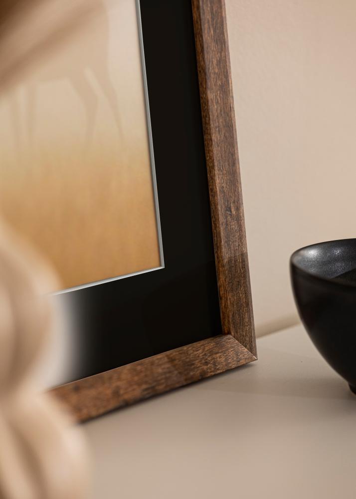 Rama Fiorito Washed Oak 60x80 cm - Passe-patrout Czarny 50x60 cm