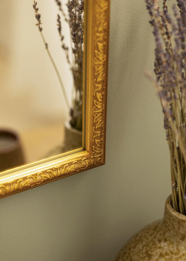 Lustro Nostalgia Złoty 40x120 cm