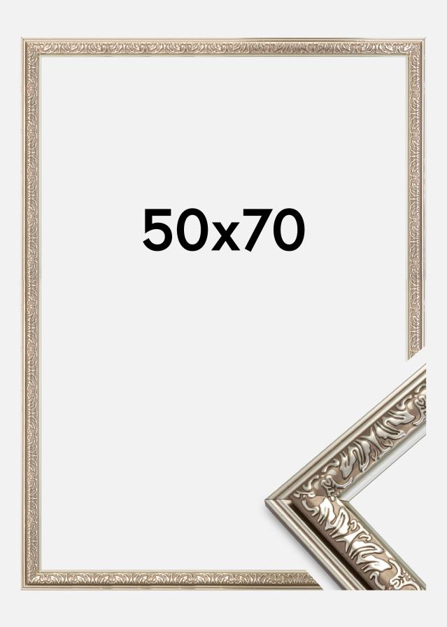 Rama Nostalgia Srebrny 50x70 cm