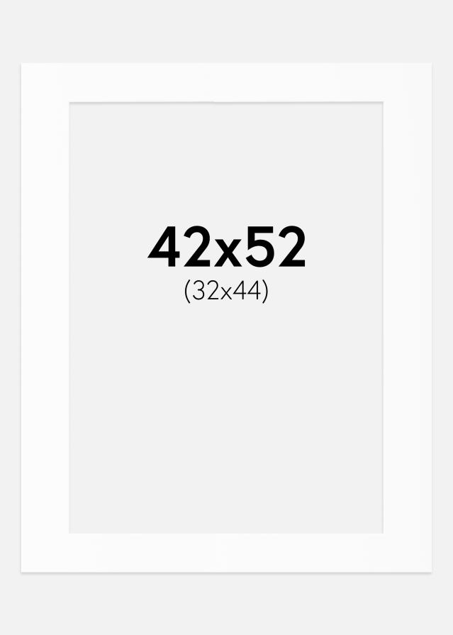 Passe-patrout Biały Standard (Białe Rdzeń) 42x52 cm (32x44)