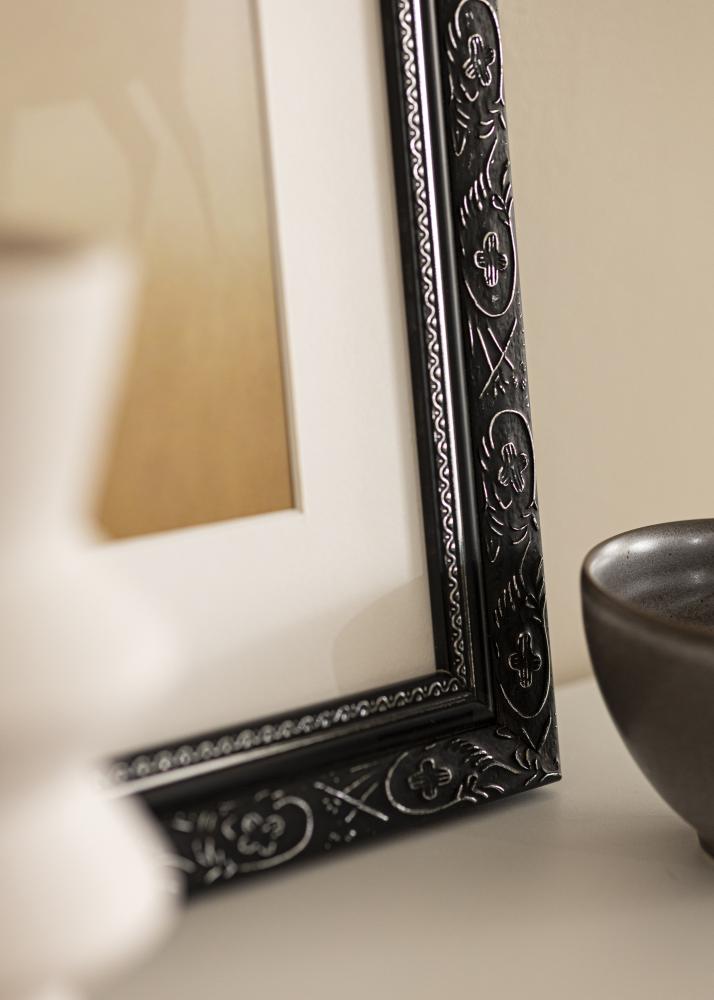 Rama Barok Czarny 30x40 cm