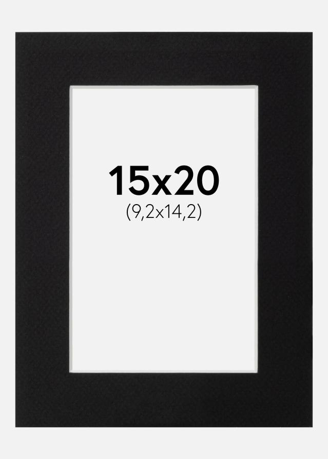 Passe-patrout Canson Czarny Biały środek 15x20 cm (9,2x14,2)