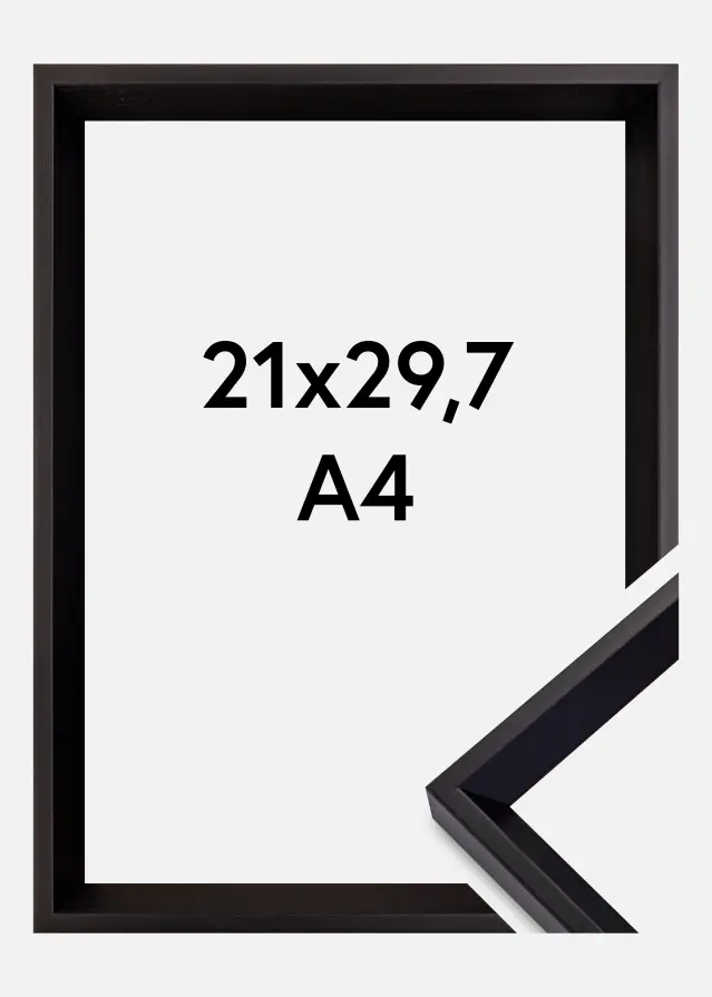 Rama Globe Szkło akrylowe Czarny 21x29,7 cm (A4)