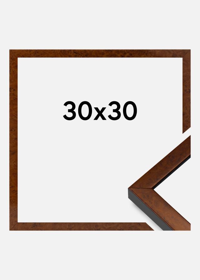 Rama Ares Szkło akrylowe Burr Walnut 30x30 cm