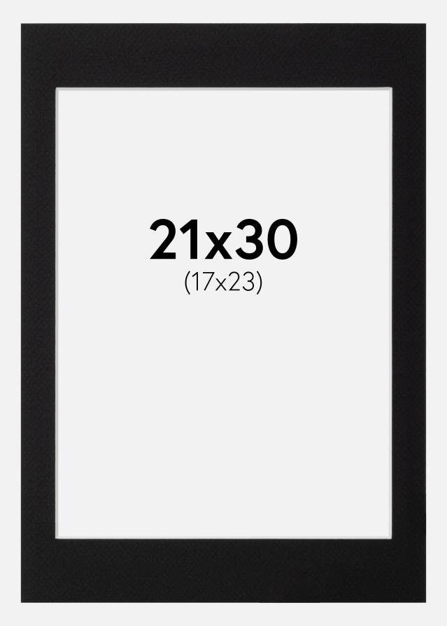 Passe-patrout Canson Czarny Biały środek 21x30 cm (17x23)