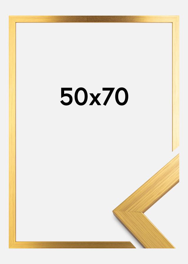 Rama Gold Wood Antyrefleksyjny 50x70 cm