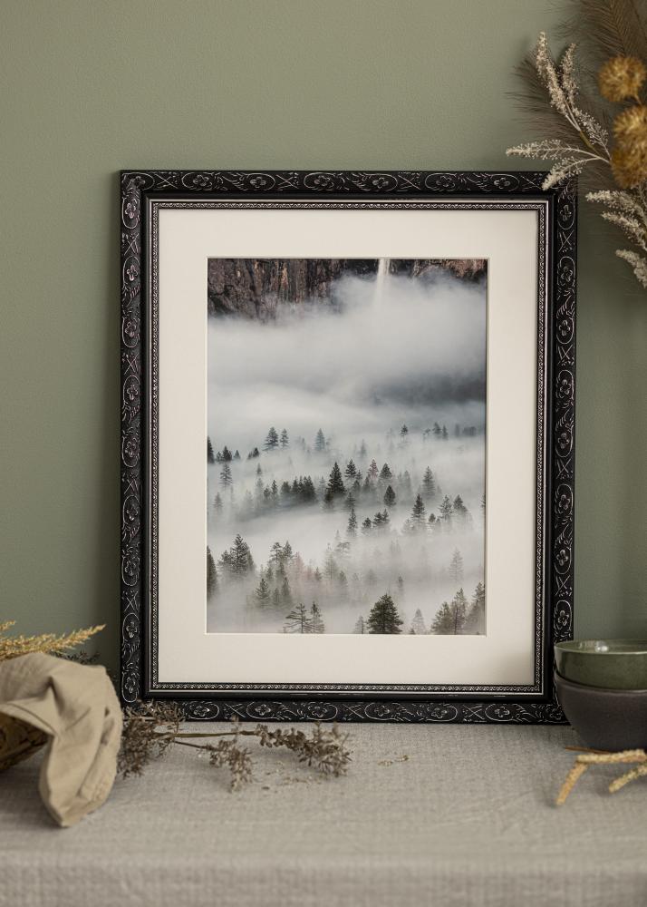 Rama Barok Czarny 30x40 cm