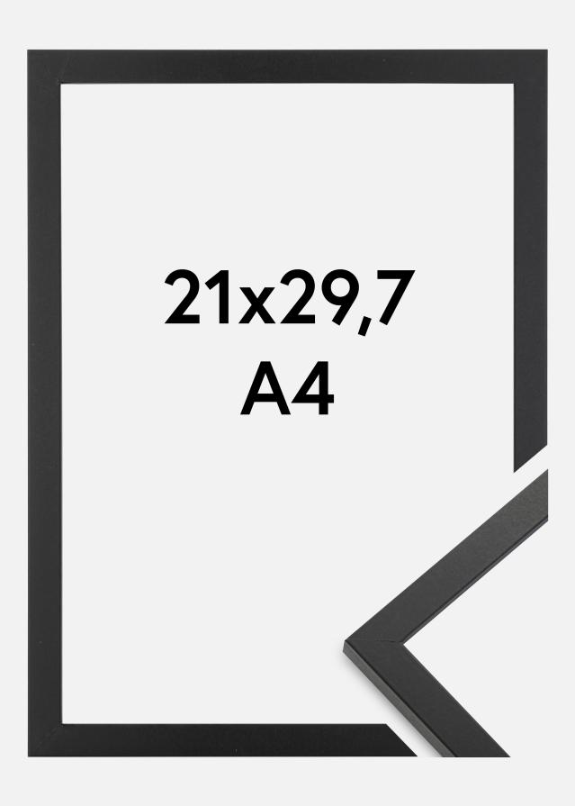 Rama Trendy Szkło akrylowe Czarny 21x29,7 cm (A4)