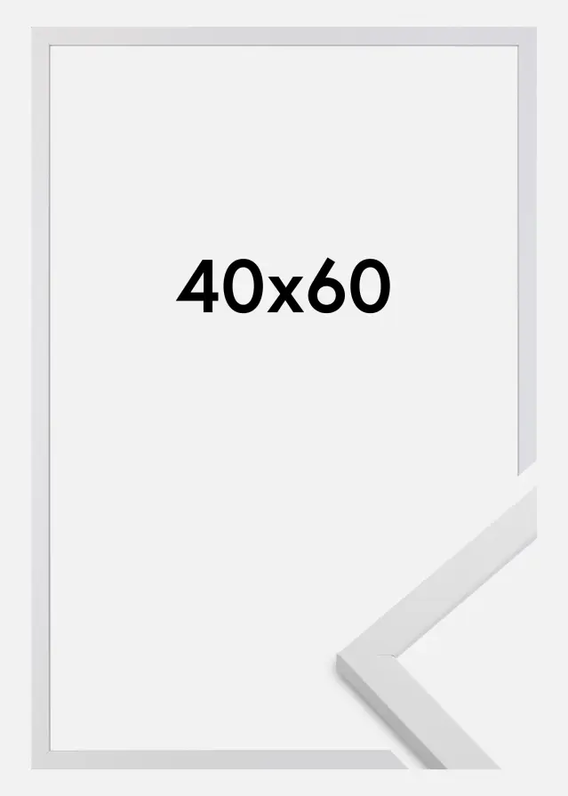 Rama Trendy Szkło akrylowe Biały 40x60 cm