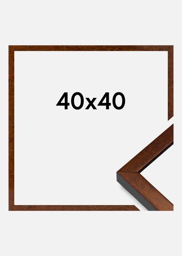 Rama Ares Szkło akrylowe Burr Walnut 40x40 cm