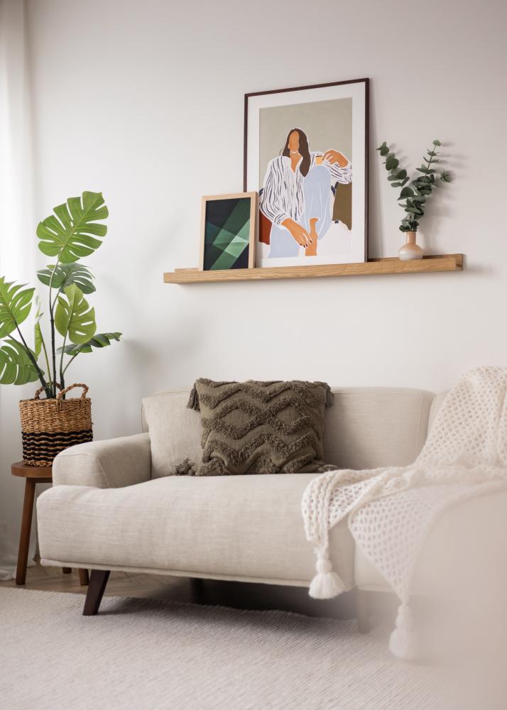 KAILA Półka na obrazy Dąb 120 cm