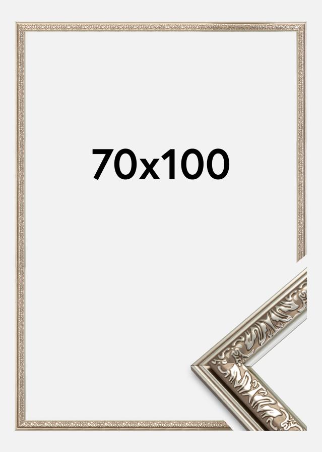 Rama Nostalgia Srebrny 70x100 cm