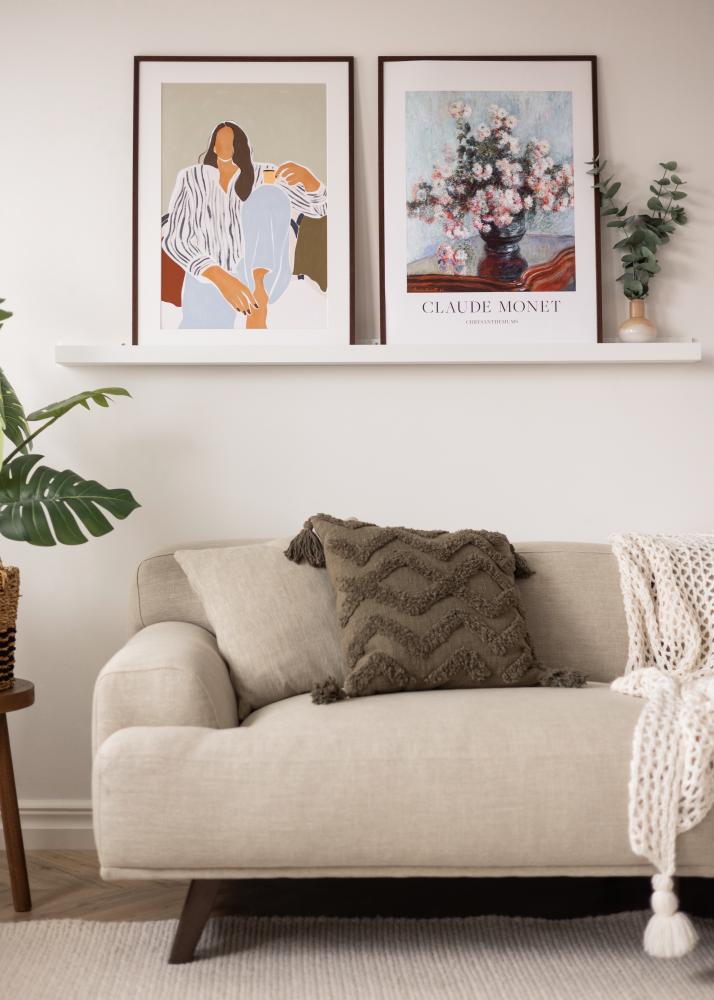 KAILA Półka na obrazy Biały 150 cm