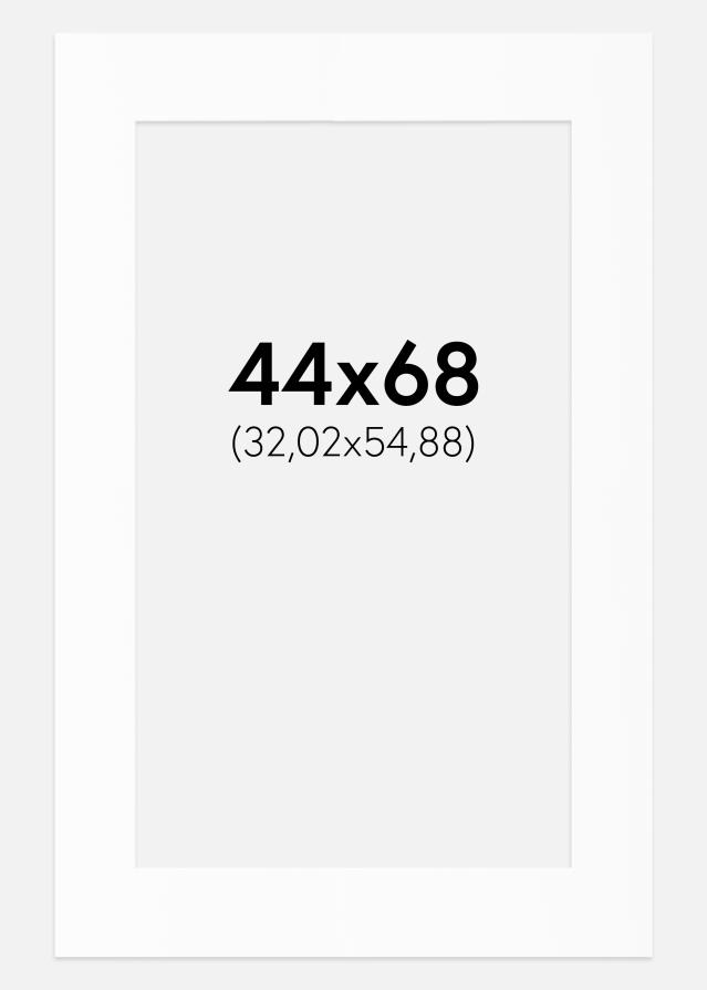 Passe-patrout Biały Standard (Białe Rdzeń) 44x68 cm (32,02x54,88)