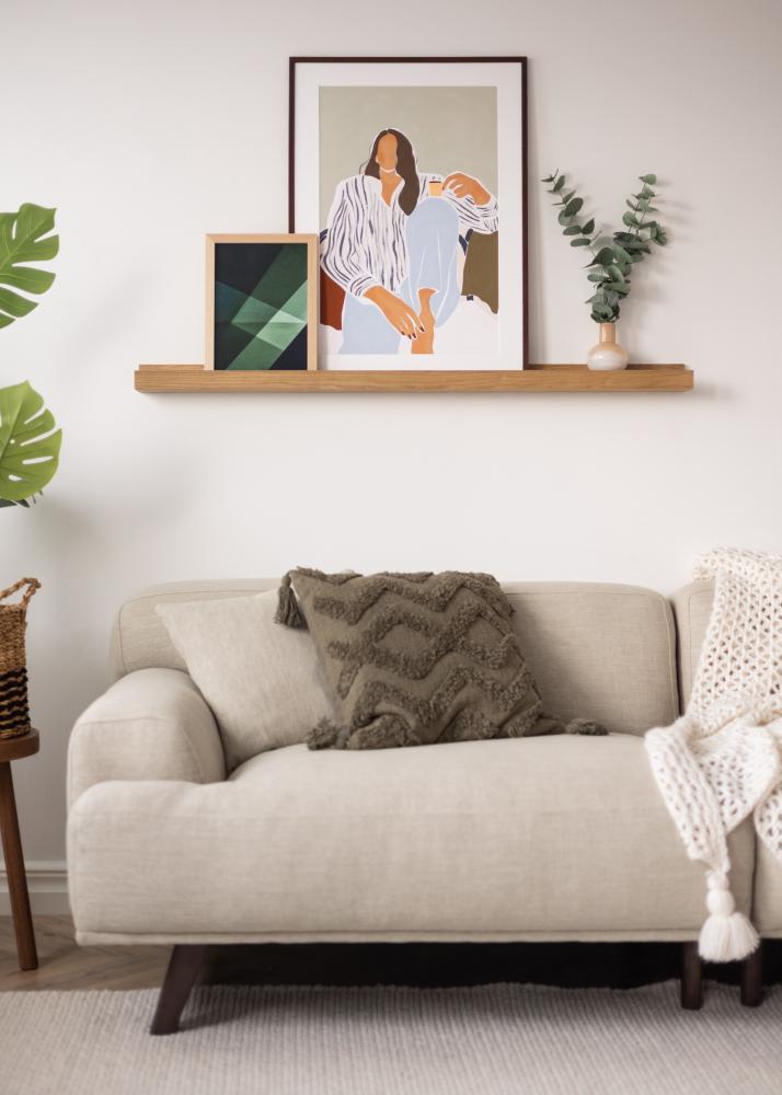 KAILA Półka na obrazy Dąb 120 cm
