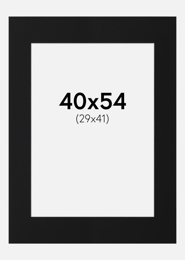Passe-patrout Czarny Standard (Biały Rdzeń) 40x54 cm (29x41)
