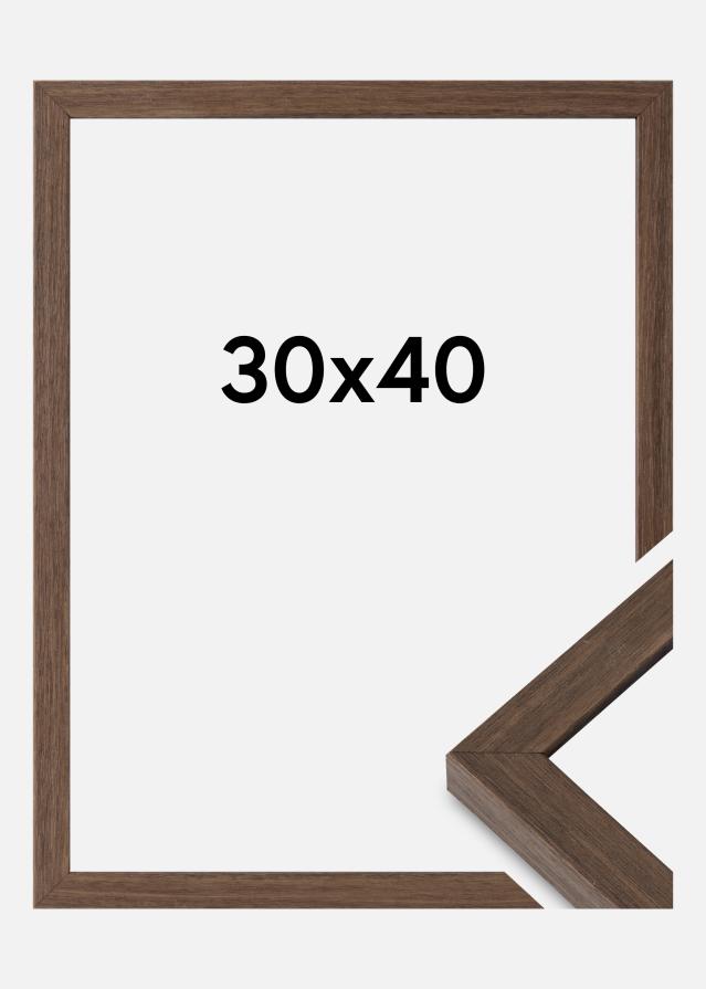 Rama Hermes Szkło akrylowe Orzech 30x40 cm
