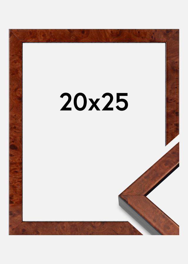 Rama Hermes Szkło akrylowe Burr Walnut 20x25 cm