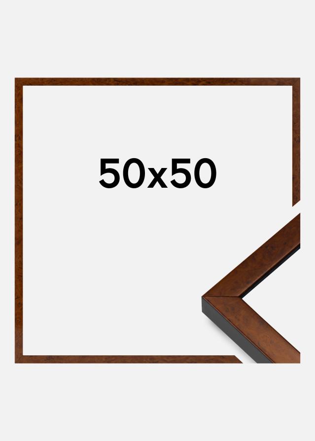 Rama Ares Szkło akrylowe Burr Walnut 50x50 cm
